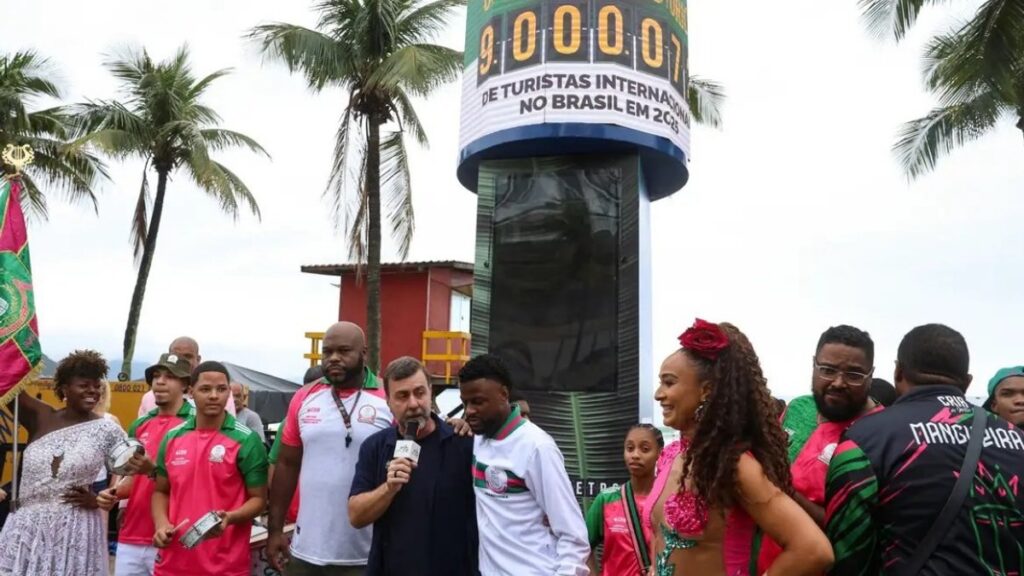 Brasil Bate Recorde com 9 Milhões de Turistas Estrangeiros em 2025