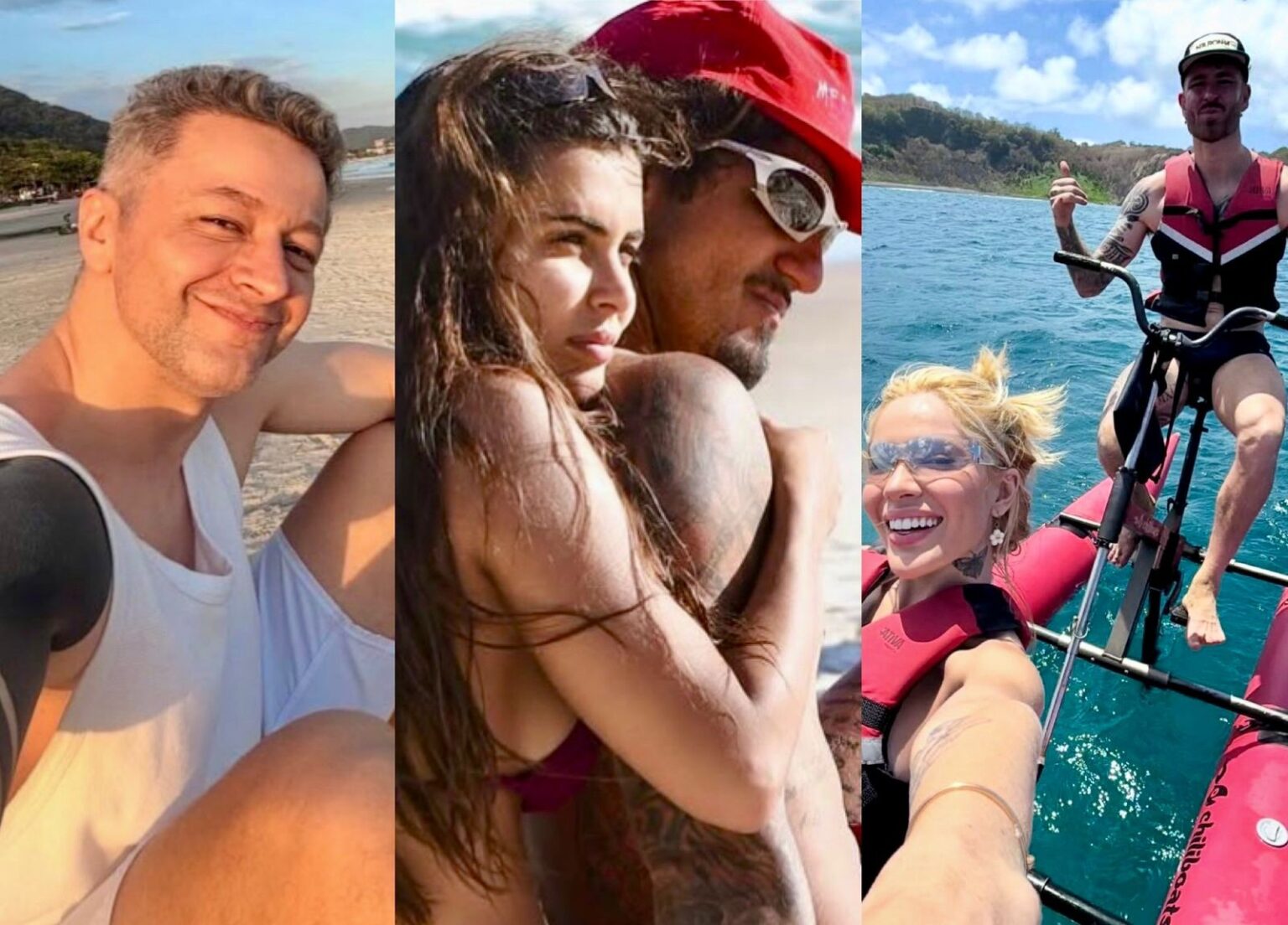 Celebridades Aproveitam Último Domingo de 2025 nas Praias do Brasil