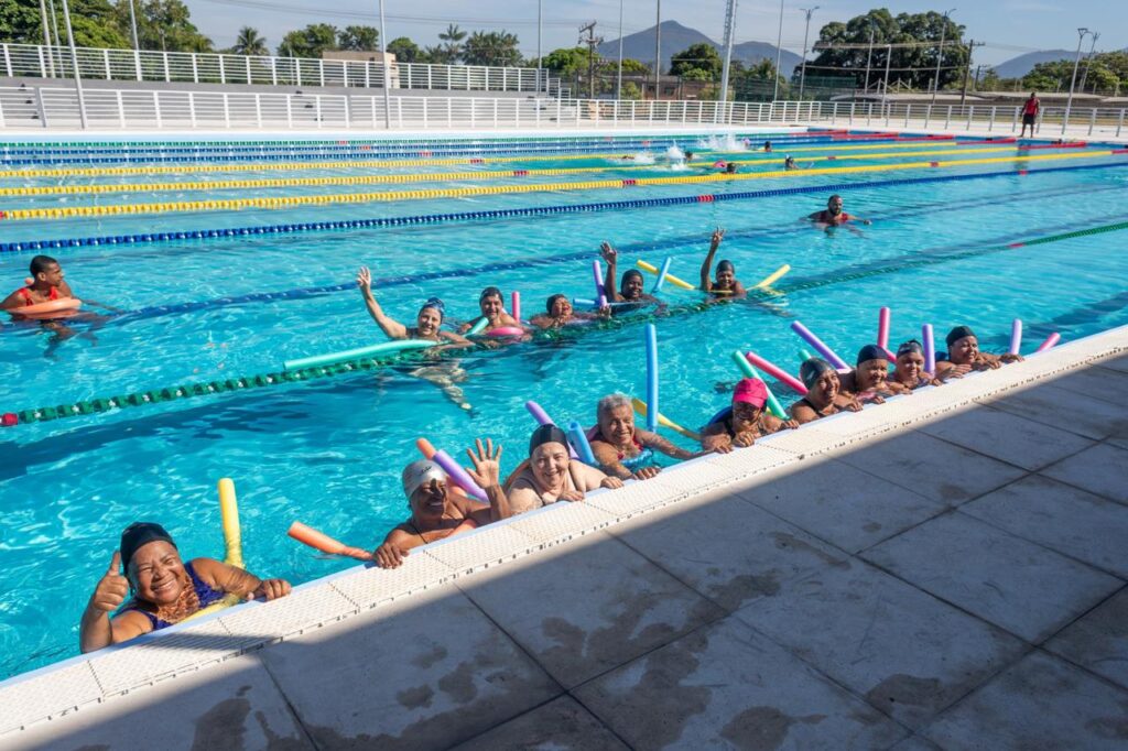 Aulas Gratuitas de Natação e Hidroginástica na Nova Piscina Olímpica do Parque Oeste