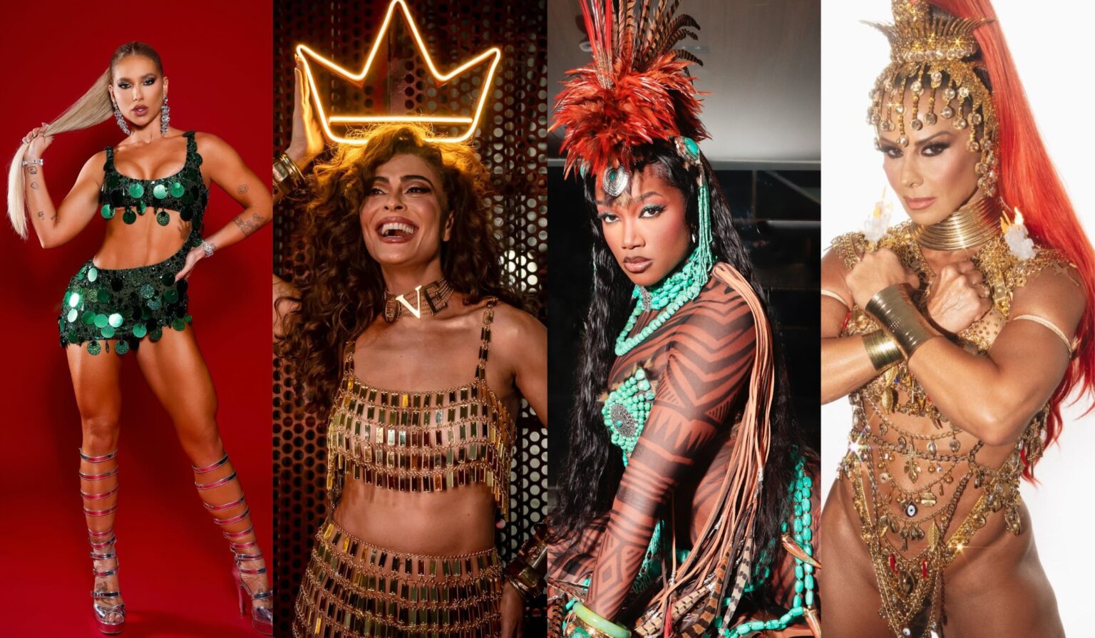 Carnaval 2026: Conheça as Rainhas de Bateria das Escolas de Samba do Grupo Especial do Rio