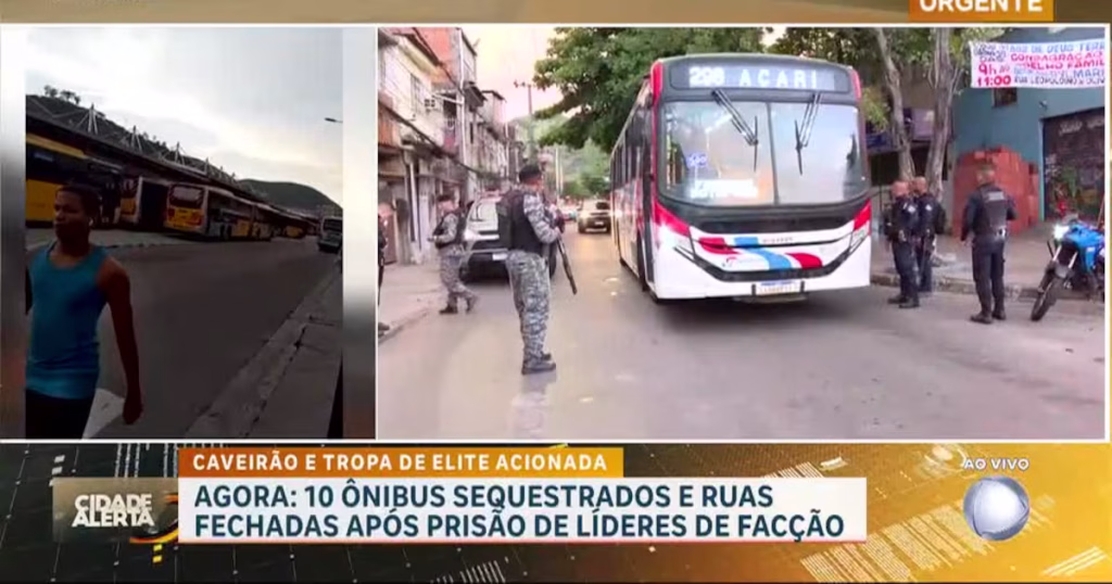 Criminosos Sequestram 10 Ônibus em Madureira e Criam Barricadas
