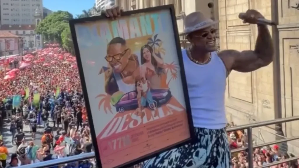 Léo Santana Agita Pré-Carnaval do Rio com Homenagem a Melody