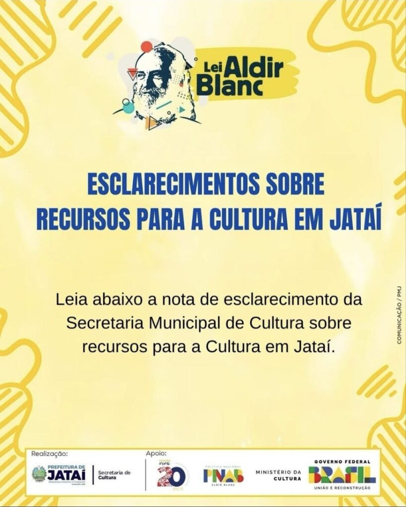 Nota de Esclarecimento da Secretaria Municipal de Cultura de Jataí: Endereço e Responsabilidades