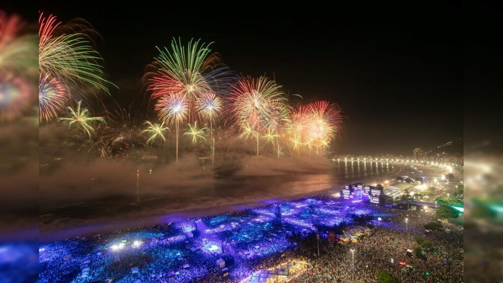 Réveillon no Rio de Janeiro: Uma Celebração de 5,1 Milhões de Pessoas Réveillon no Rio de Janeiro: Uma Celebração de 5,1 Milhões de Pessoas