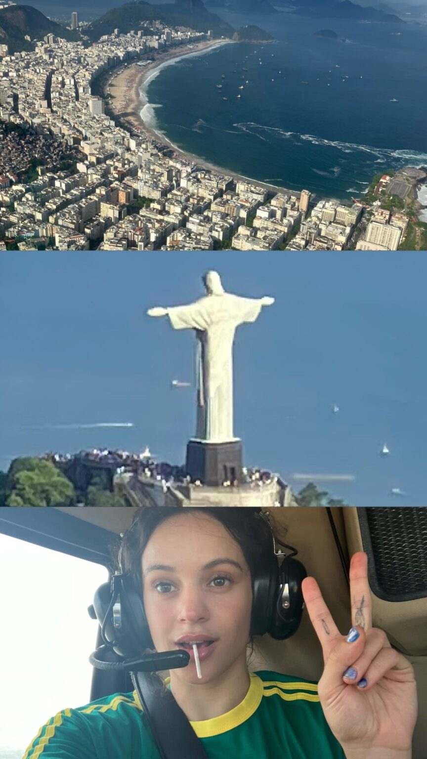 Rosalía Celebra Réveillon no Rio e Deixa Mensagem Emocionante: 'Obrigada por Tudo'