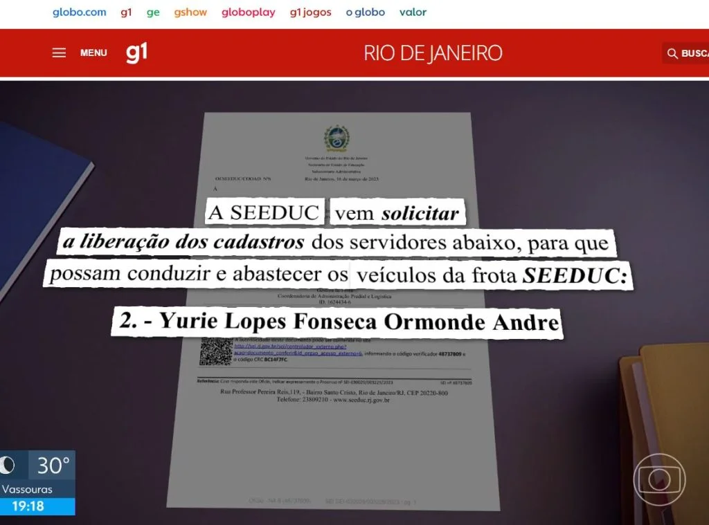 Escândalo nas Obras da SEEDUC: Genro de Roberta Barreto na Mira das Investigações