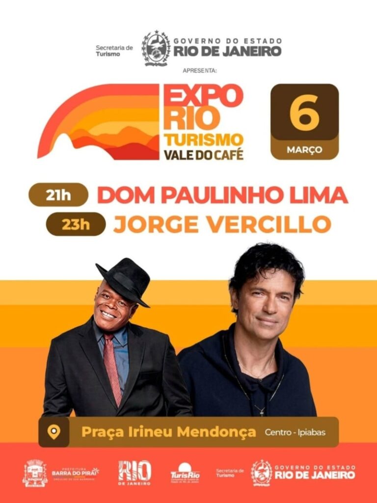 ExpoRio Turismo Vale do Café: Programação Musical Imperdível em Ipiabas ExpoRio Turismo Vale do Café: Programação Musical Imperdível em Ipiabas