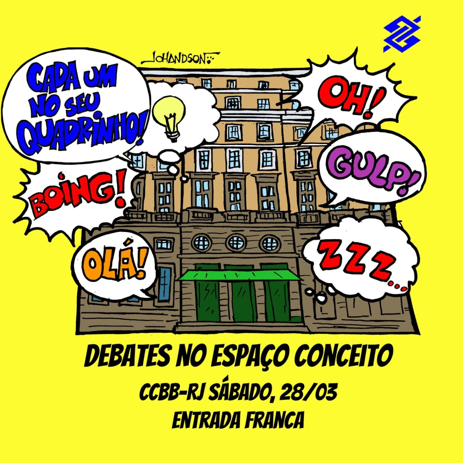 Cada Um no Seu Quadrinho: O Encontro Imperdível do Mundo dos Quadrinhos Chega ao CCBB