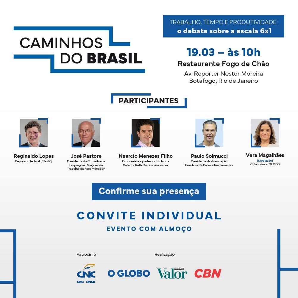 Caminhos do Brasil: Debate sobre a Mudança na Jornada de Trabalho 6x1