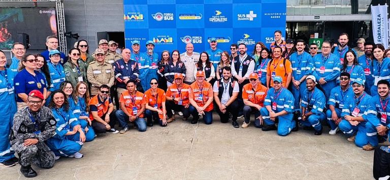 Capacitação Nacional do Ministério da Saúde em Fortaleza: Preparação para Emergências com Múltiplas