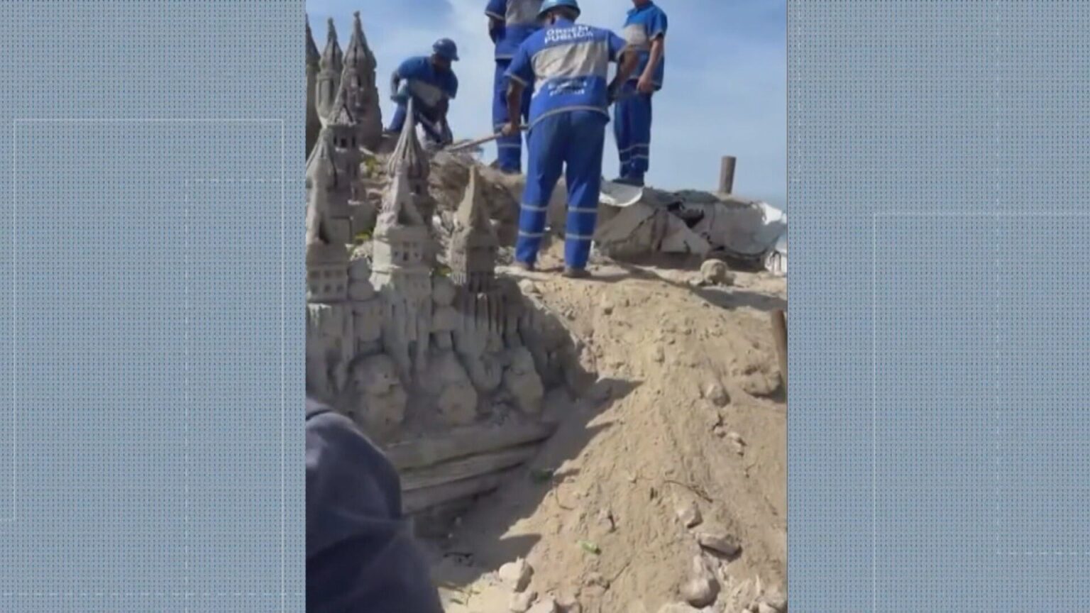 Demolição do Castelo de Areia na Praia do Pepê gera polêmica no Rio de Janeiro