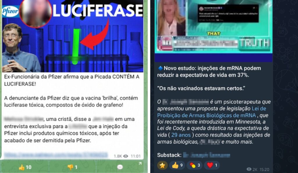 Grupos Antivacina no Telegram: Uma Ameaça à Saúde Pública no Brasil Grupos Antivacina no Telegram: Uma Ameaça à Saúde Pública no Brasil