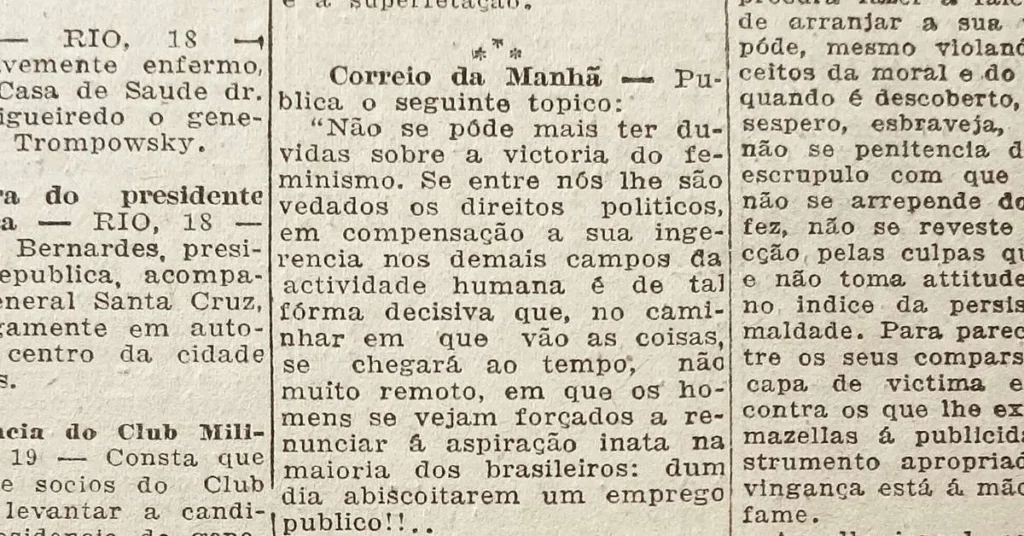Mulheres na Política: Um Novo Caminho Para o País?