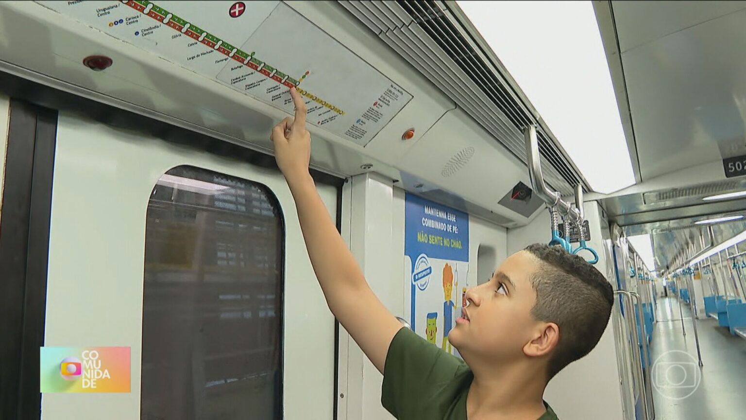 Sonho nos Trilhos: Estudante Autista Tem Experiência Incrível Com o Metrô do Rio