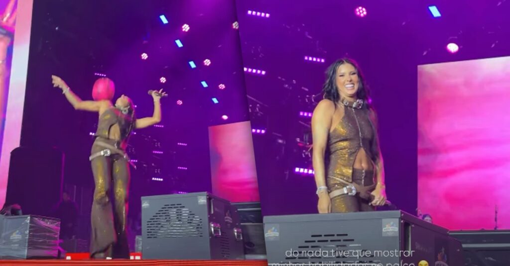 Ana Castela Brilha no Palco da ExpoLondrina com Habilidade no Futevôlei