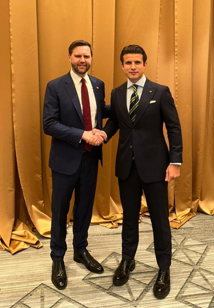 André Marinho se Encontra com Vice de Trump para Discutir Segurança no Rio de Janeiro