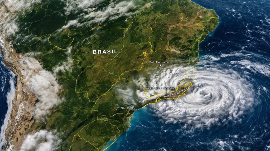 Ciclone Avança Rumo ao RJ: Impactos no Turismo e Mobilidade Urbana