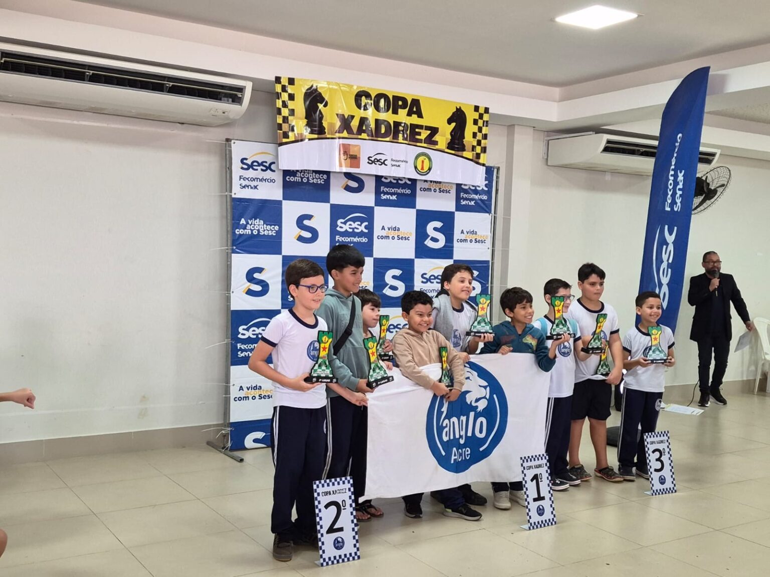 Escola Anglo Conquista Hexacampeonato na Copa Sesc de Xadrez por Equipes