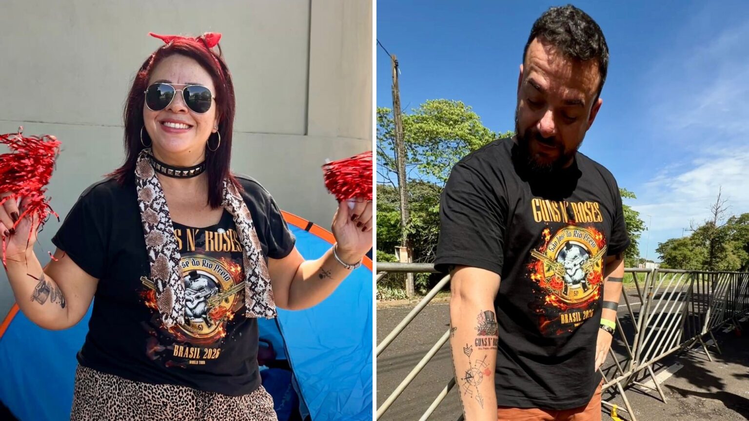 Fãs Acampam por Dias para Assistir ao Show do Guns N' Roses em São José do Rio Preto