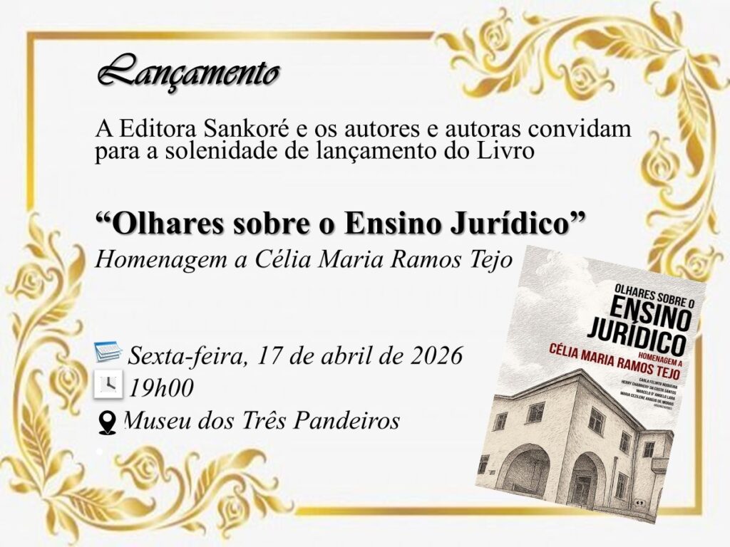 Lançamento do Livro 'Olhares sobre o Ensino Jurídico' no MAPP: Homenagem a Célia Maria Ramos Tejo