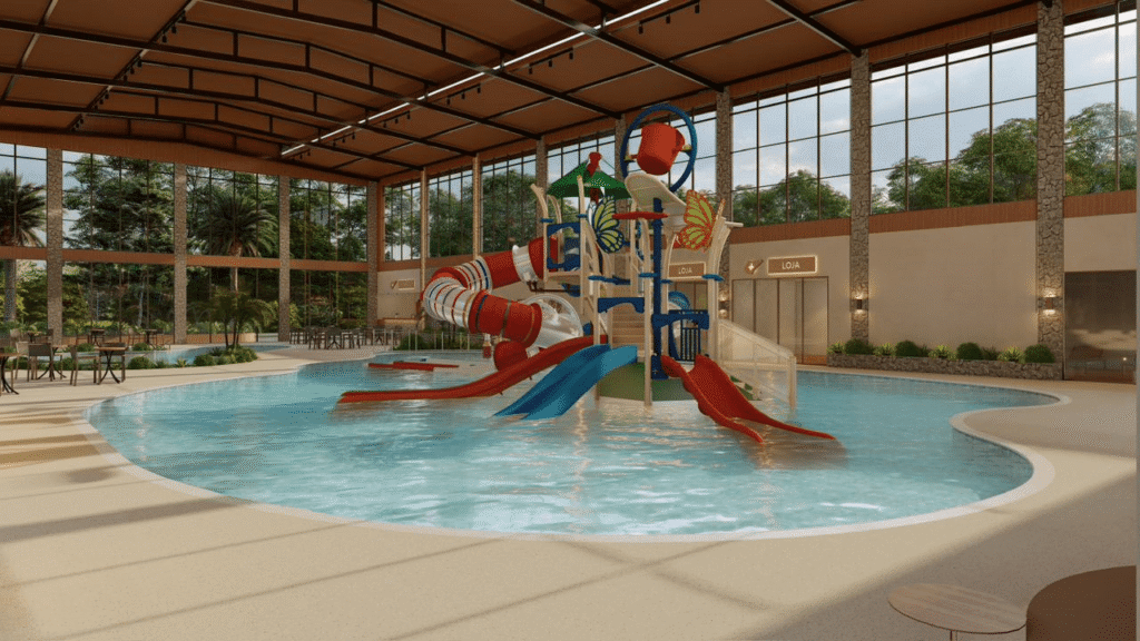 Le Canton Apresenta Novo Complexo Aquático Indoor e Impulsiona Turismo na Serra