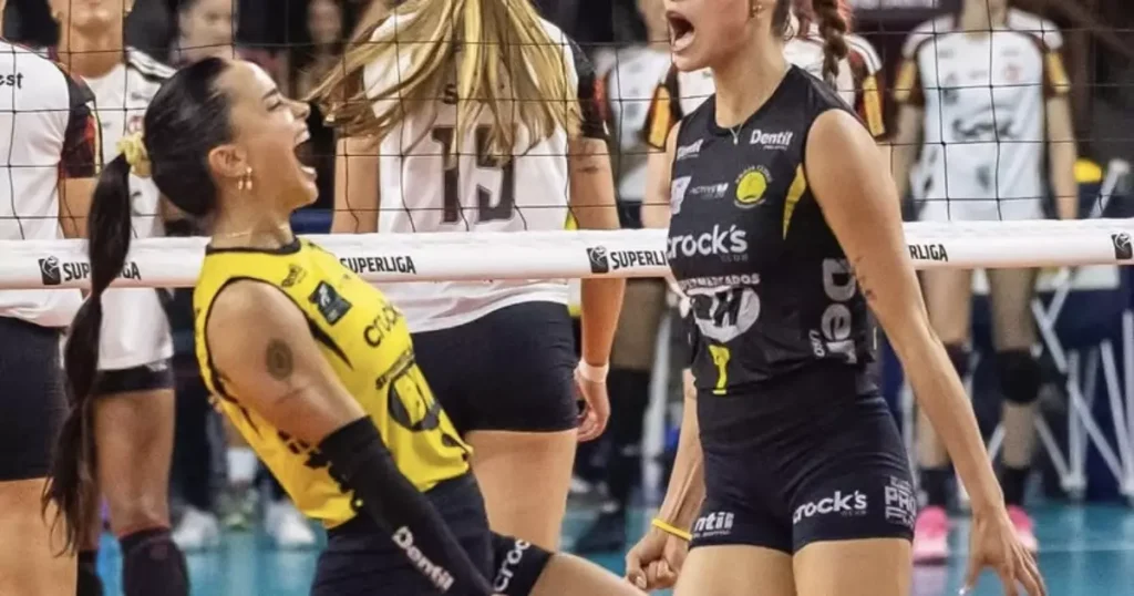 Praia Clube Domina Flamengo e Se Aproxima da Final da Superliga Feminina Praia Clube Domina Flamengo e Se Aproxima da Final da Superliga Feminina