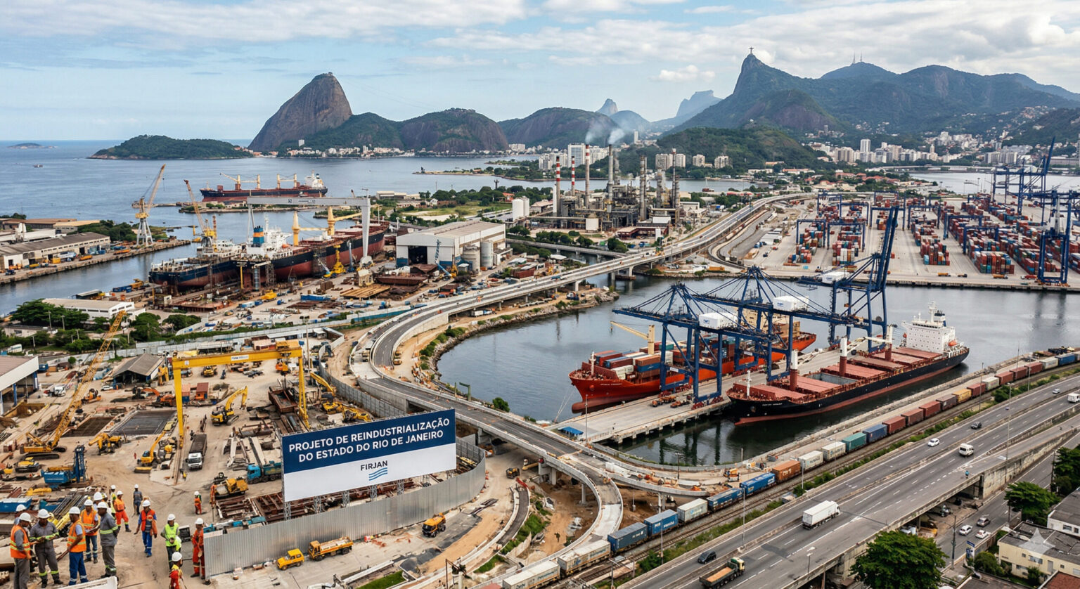 R$ 526 Bilhões em Investimentos: Oportunidade de Reindustrialização do Rio de Janeiro até 2028