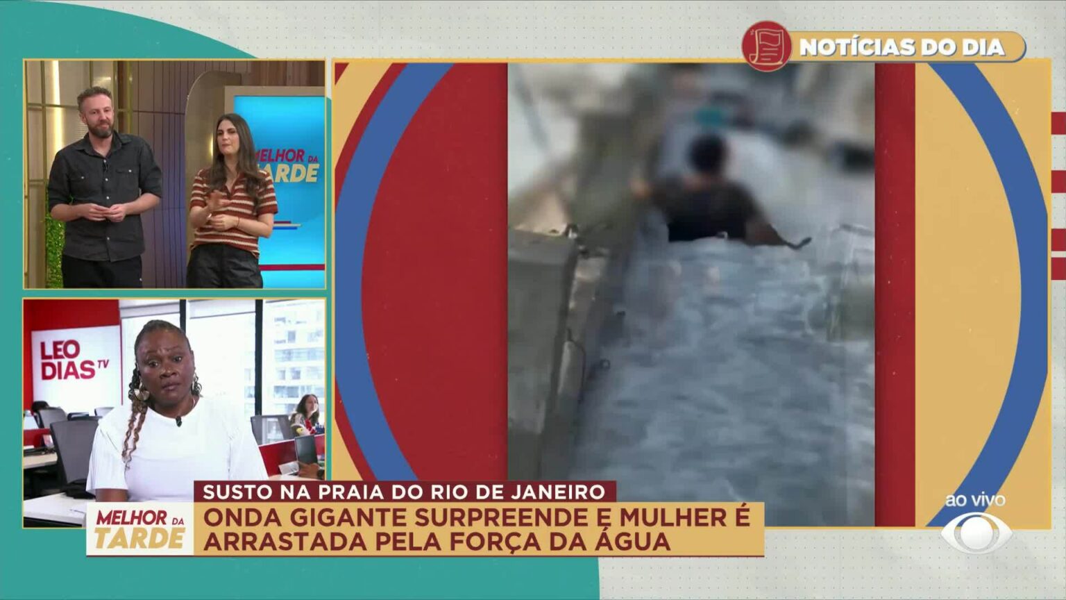 Vendaval e Onda Gigante Provocam Caos no Rio de Janeiro Vendaval e Onda Gigante Provocam Caos no Rio de Janeiro