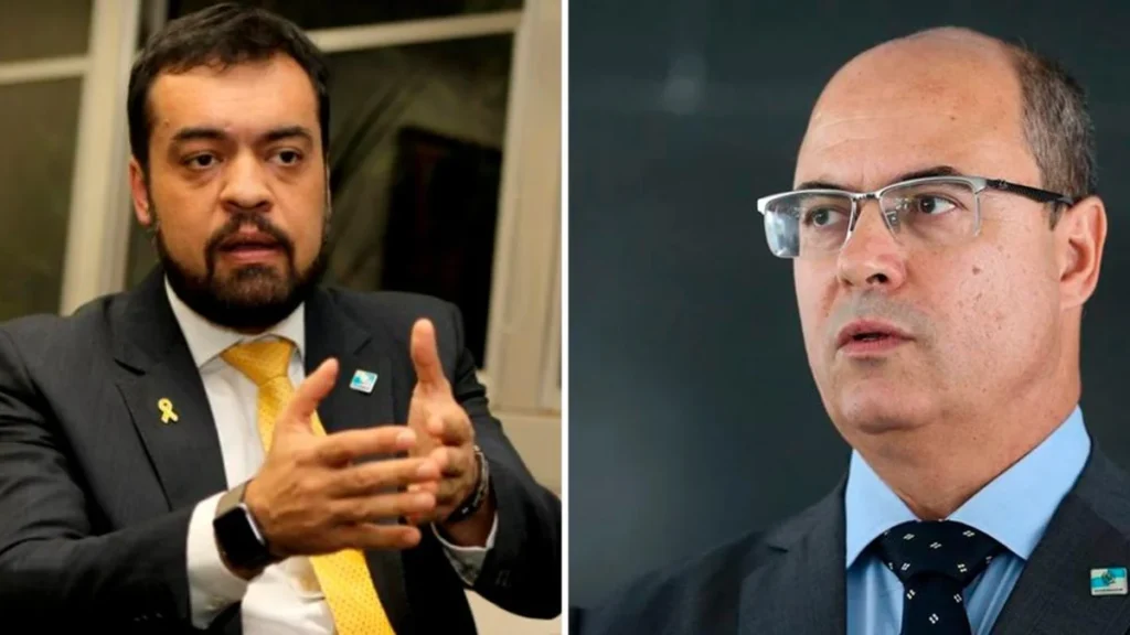 Wilson Witzel acusa grupo de Cláudio Castro de golpe para ‘roubar o Rio de Janeiro’ Wilson Witzel acusa grupo de Cláudio Castro de golpe para 'roubar o Rio de Janeiro'