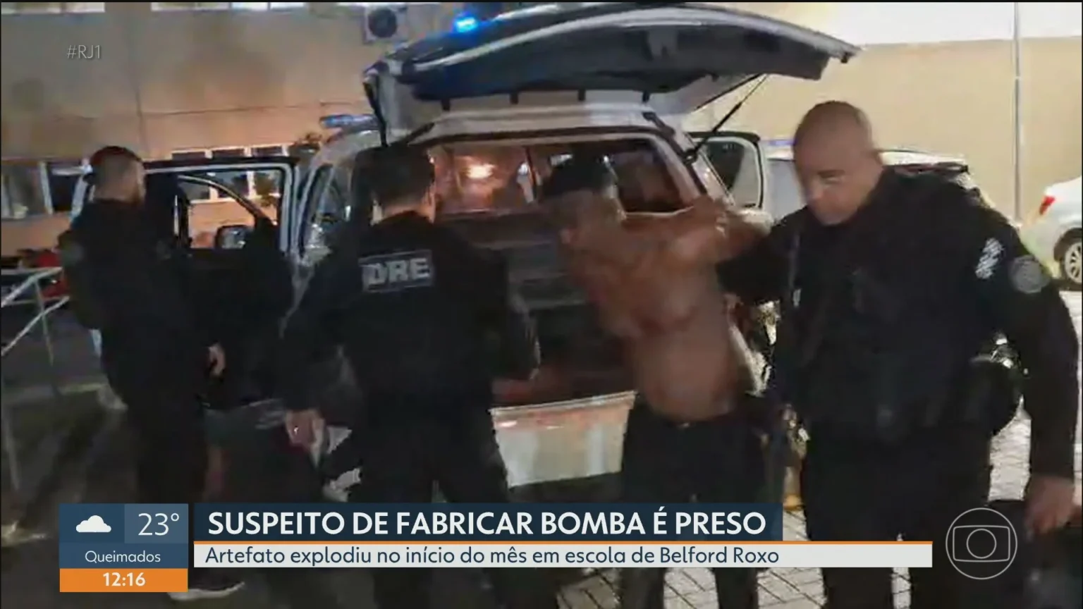 Polícia prende traficantes ligados à bomba que feriu estudantes em Belford Roxo