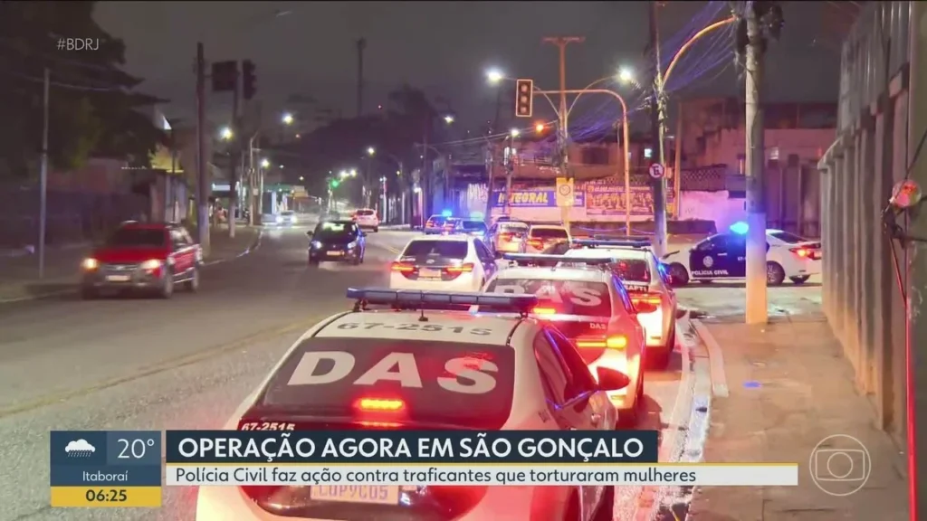 Polícia Civil realiza operação contra traficantes por tortura a mulheres em São Gonçalo