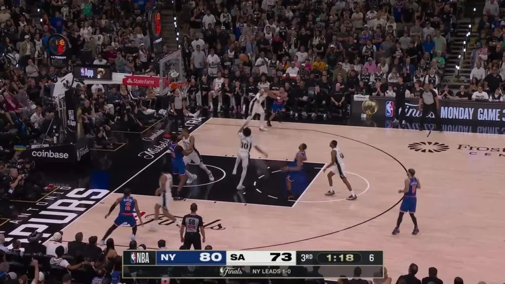 Wembanyama Brilha com 32 Pontos e Spurs Vencem Jogo 3 das Finais da NBA contra Knicks