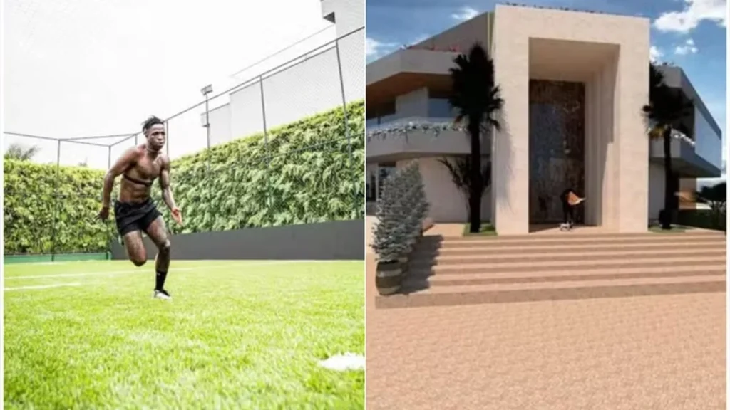 Mansão de Vini Jr. na Barra da Tijuca: luxo avaliado em R$ 20 milhões revela estilo do atacante