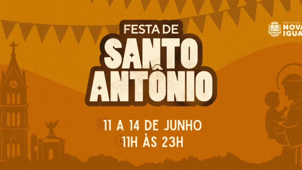 Festa de Santo Antônio em Nova Iguaçu reúne fé, cultura popular e futebol em 2026 Festa de Santo Antônio em Nova Iguaçu reúne fé, cultura popular e futebol em 2026