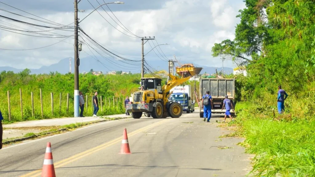 Prefeita de Belford Roxo fiscaliza estragos da ventania e coordena resposta rápida