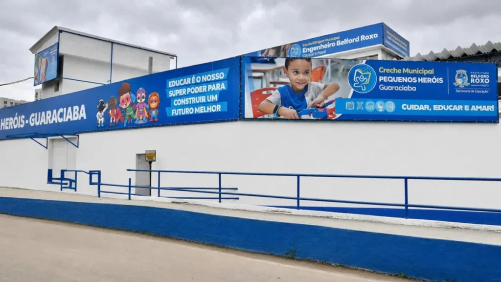 Prefeitura de Belford Roxo inaugura Creche Pequenos Heróis e Escola Bilíngue com estrutura moderna