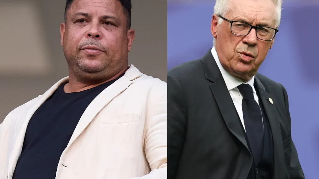 Ronaldo Fenômeno critica decisões de Ancelotti e analisa desempenho de Vini Jr. após eliminação do Brasil na Copa 2026 Ronaldo Fenômeno critica decisões de Ancelotti e analisa desempenho de Vini Jr. após eliminação do B