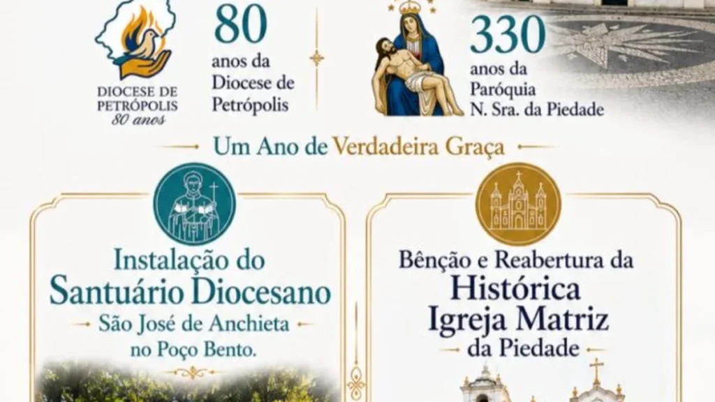 Magé celebra 80 anos da Diocese de Petrópolis com marcos históricos para a fé e a cultura